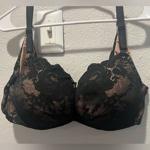 Torrid black lace bra